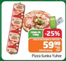 Pizza šunka Yuhor