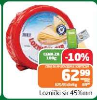 Loznički sir 45%mm