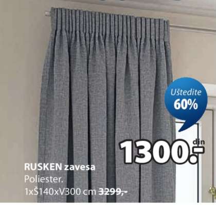 RUSKEN ZAVESA