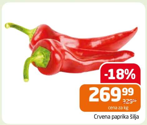 Crvena paprika šilja