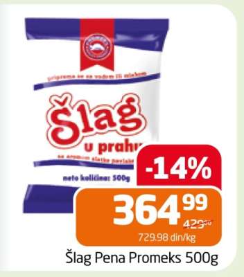 Šlag pena Promeks 500g