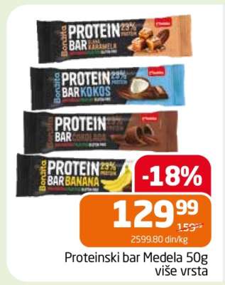Proteinski bar Medela 50g