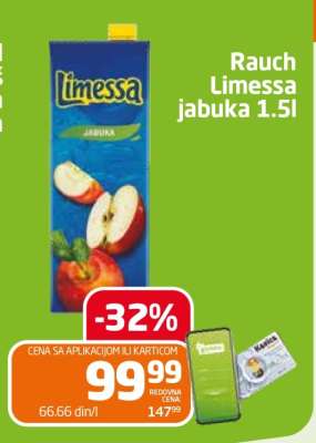 Rauch Limessa jabuka 1.5l