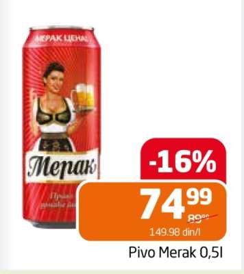 Pivo Merak 0,5l