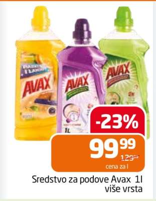 Sredstvo za podove Avax 1l