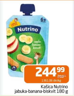 Kašica Nutrino jabuka-banana-biskvit 180 g