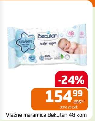 Vlažne maramice Bekutan 48 kom