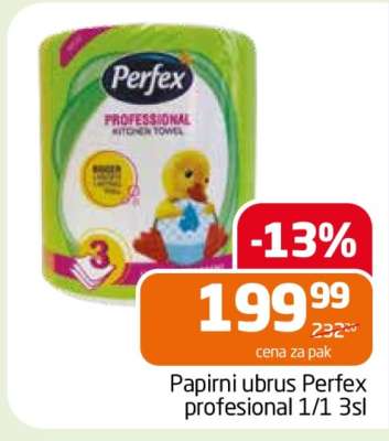 Papirni ubrus Perfex profesional 1/1 3sl