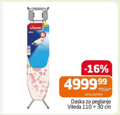 Daska za peglanje Vileda 110 × 30 cm