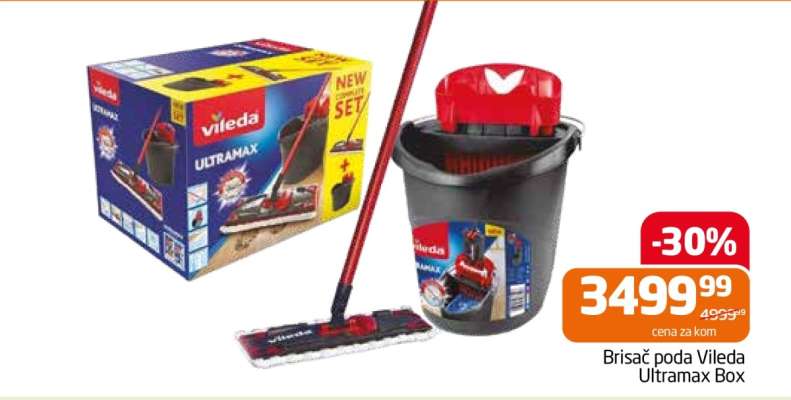 Brisač poda Vileda Ultramax Box