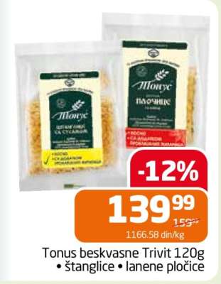 Tonus beskvasne Trivit 120g