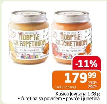 Kašica Juvitana 128 g