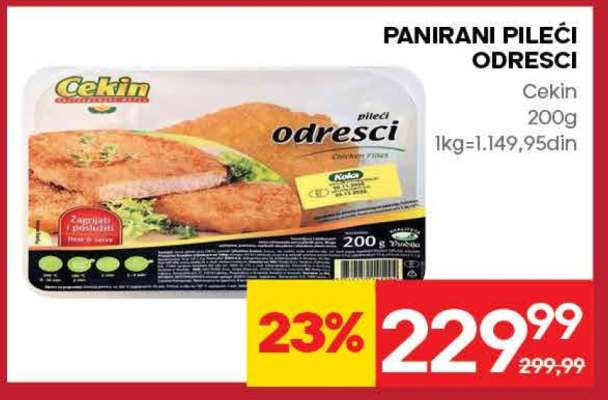 Panirani pileći odresci