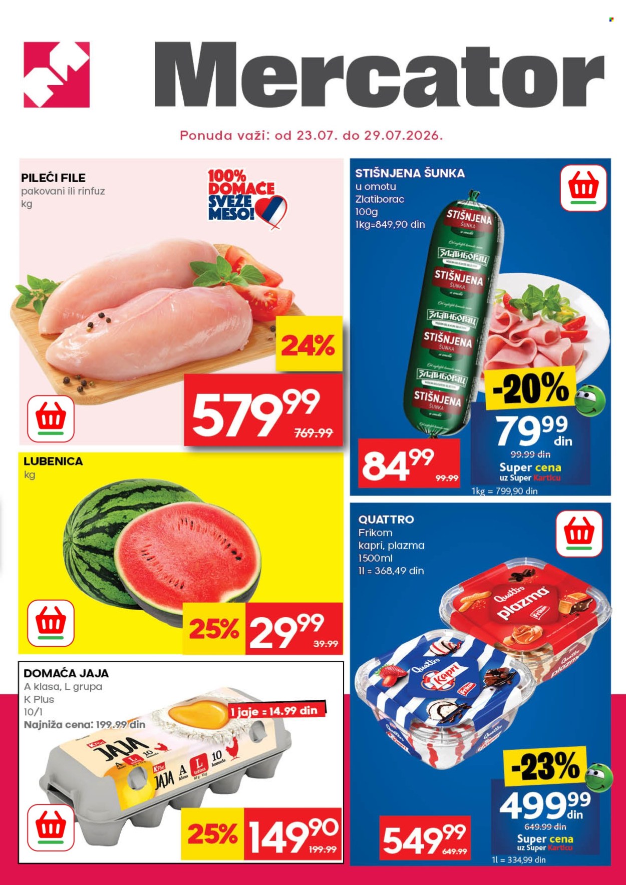Mercator Centar katalog - 23.07.2026 - 29.07.2026. Stranica 1