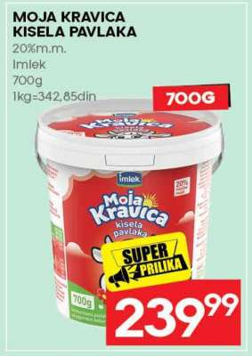 MOJA KRAVICA KISELA PAVLAKA