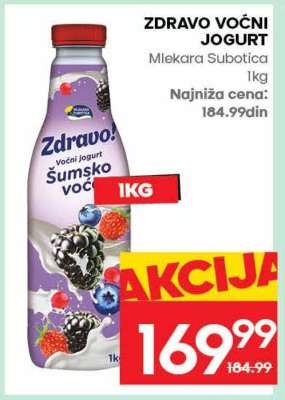 ZDRAVO VOĆNI JOGURT