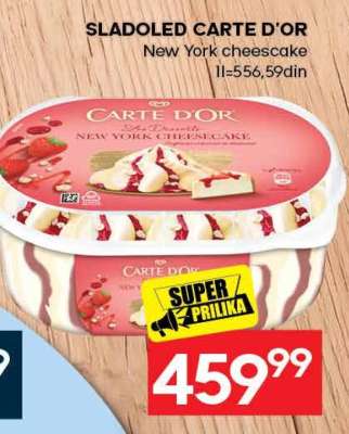 SLADOLED CARTE D'OR