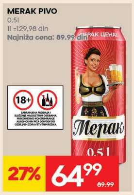 Merak pivo