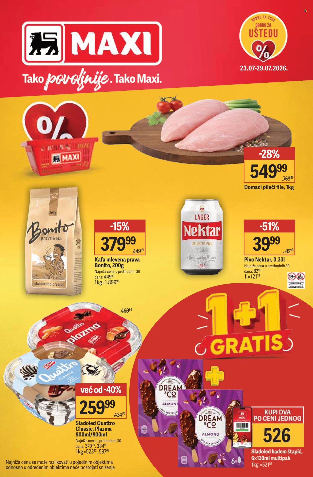 Maxi katalog - 23.07.2026 - 29.07.2026. Stranica 1