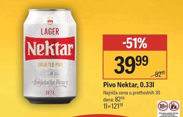 Pivo Nektar, 0.33l