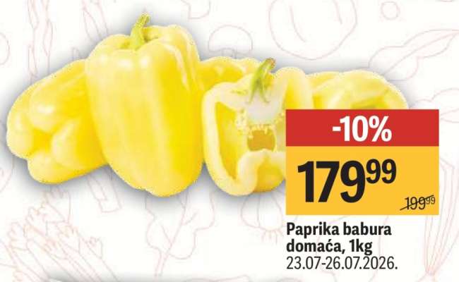 Paprika babura domaća 1kg
