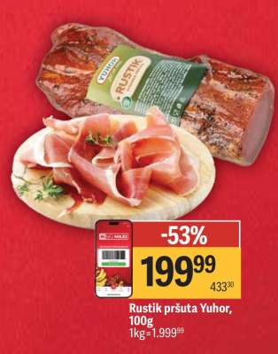 Rustik pršuta Yuhor 100g