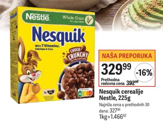 Nesquik cerealije Nestle 225g
