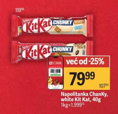 Napolitanka Chanky white Kit Kat 40g