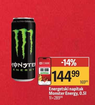 Energetski napitak Monster Energy, 0.5l