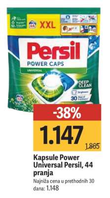 Kapsule Power Universal Persil, 44 pranja