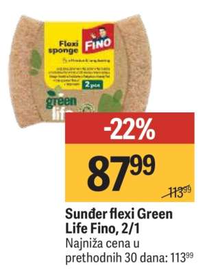 Sunděr flexi Green Life Fino, 2/1