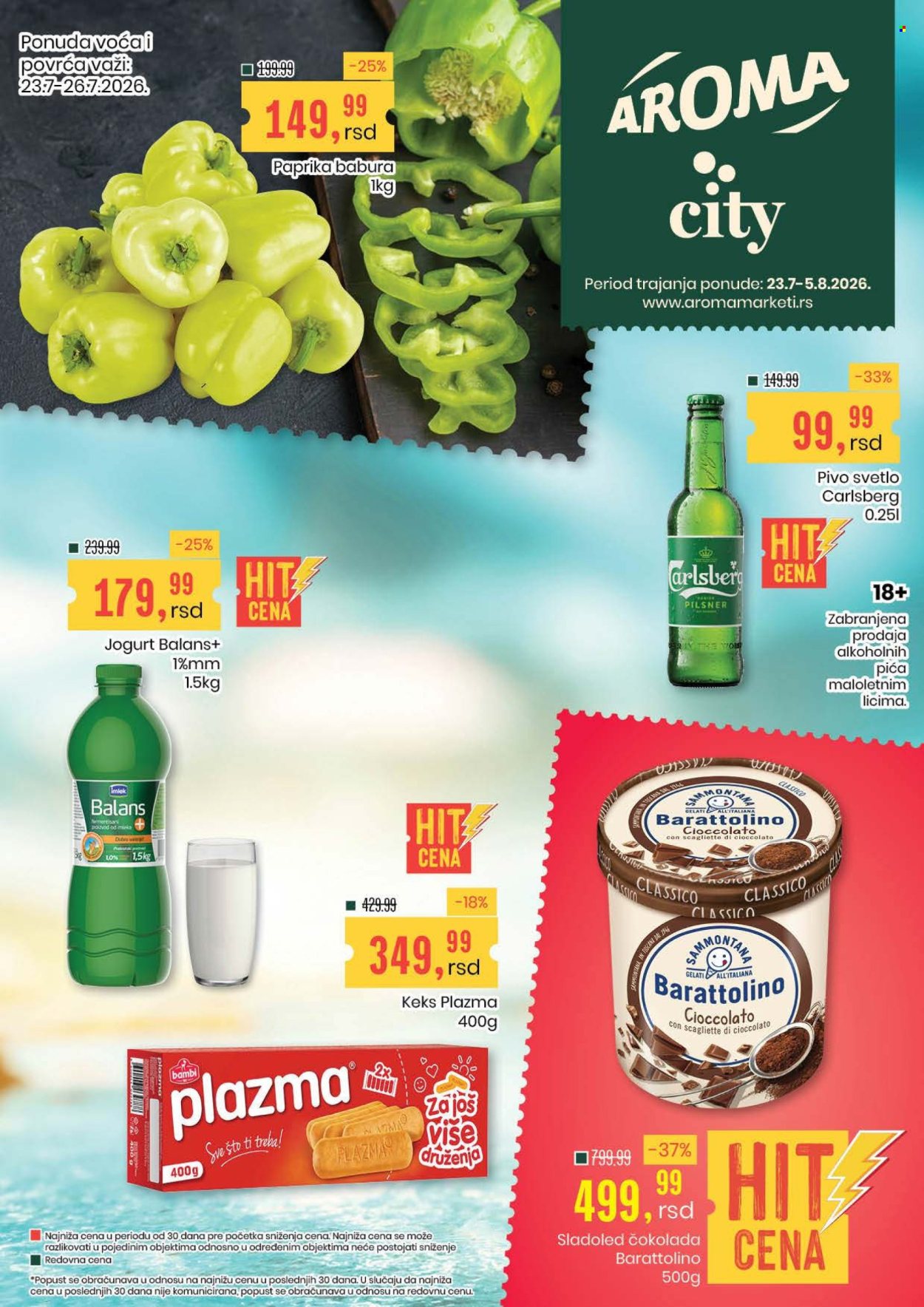 Aroma Market katalog - 23.07.2026 - 05.08.2026. Stranica 1