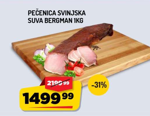Pečenica svinjska suva Bergman 1kg