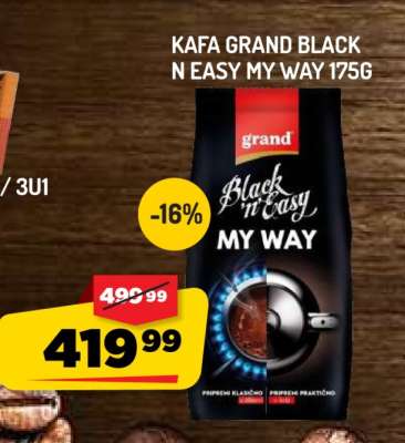 Kafa Grand Black ‘n Easy My Way 175g