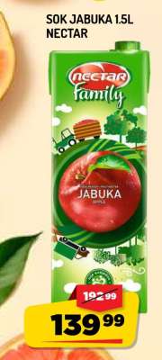 Sok Jabuka 1.5L Nectar