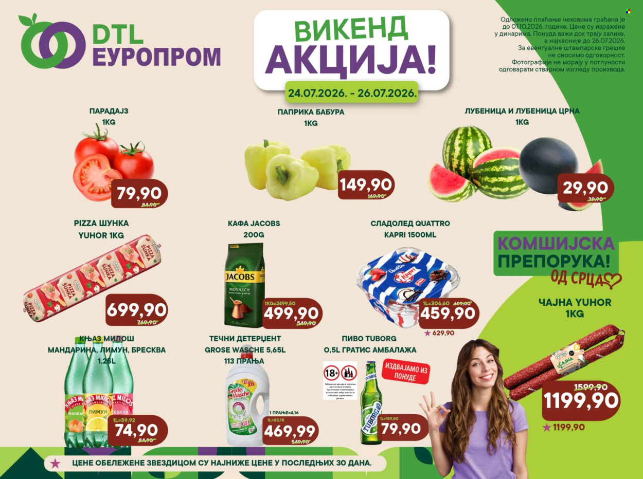 Europrom katalog - 24.07.2026 - 26.07.2026. Stranica 1