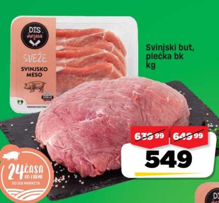 Svinjski but, plećka bk kg