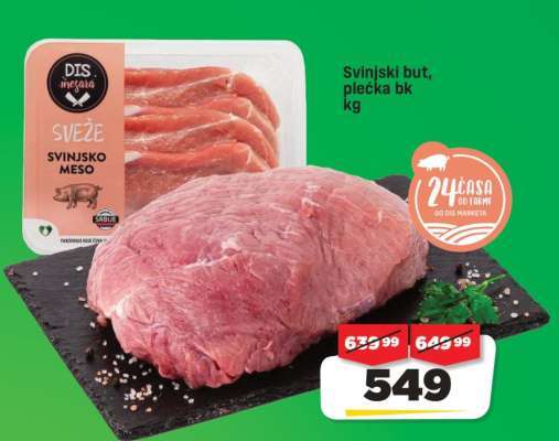 Svinjski but, plećka bk kg