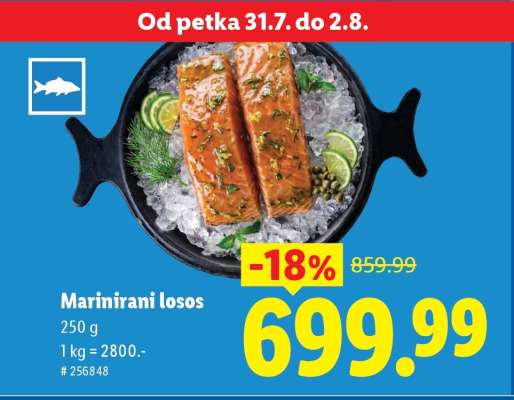 Marinirani losos
