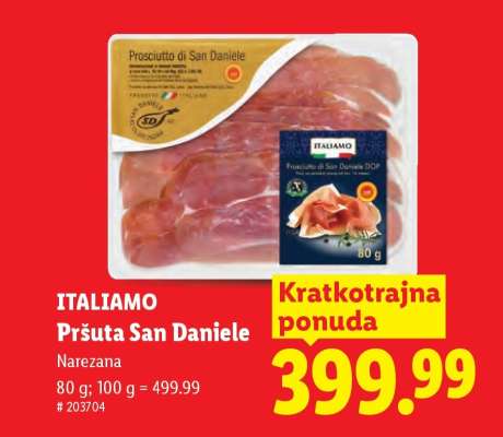 ITALIAMO Pršuta San Daniele