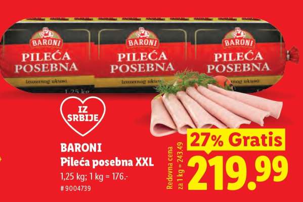 BARONI Pileća posebna XXL
