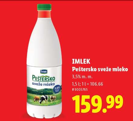 IMLEK Peštersko sveže mleko