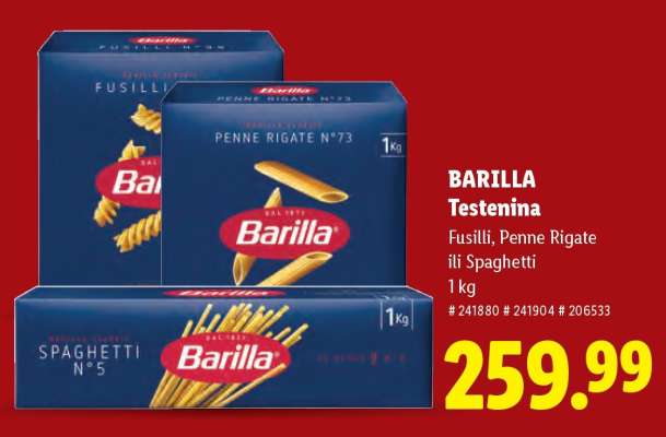 Barilla Testenina