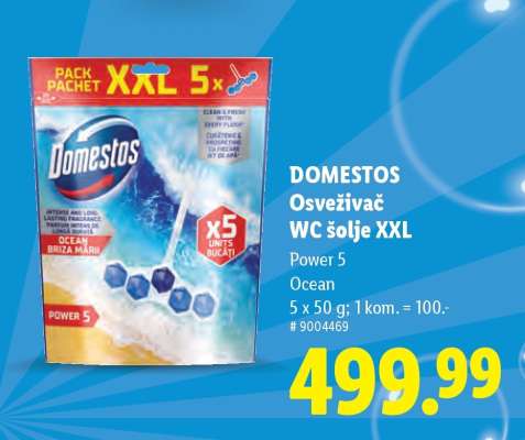 Domestos Osveživač WC šolje XXL