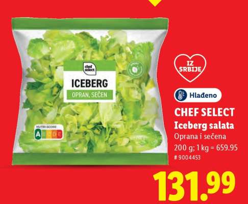 Chef Select Iceberg salata