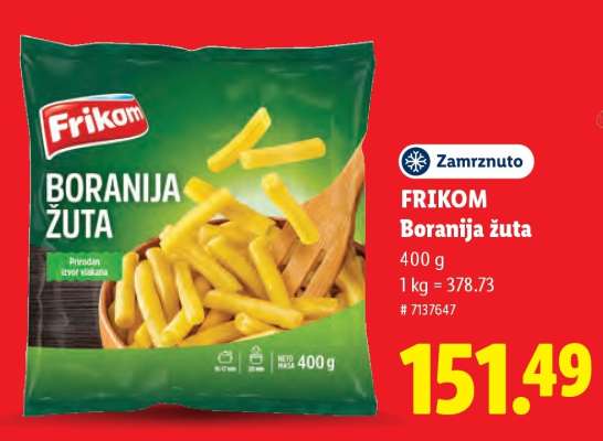Frikom Boranija žuta