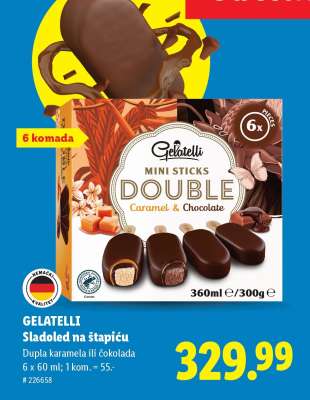 Gelatelli Sladoled na štapiću