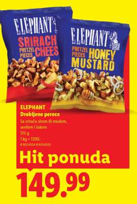 ELEPHANT Drobljene perece