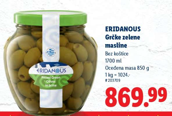 Eridanous Grčke zelene masline