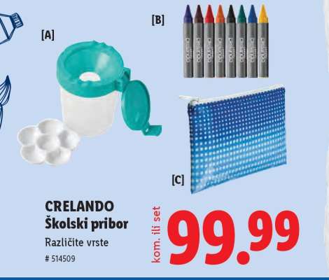 CRELANDO Školski pribor